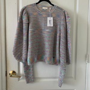 Ted Baker puff sleeve mohair sweater